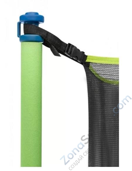 Батут Alpin 4,35 м с защитной сеткой и лестницей