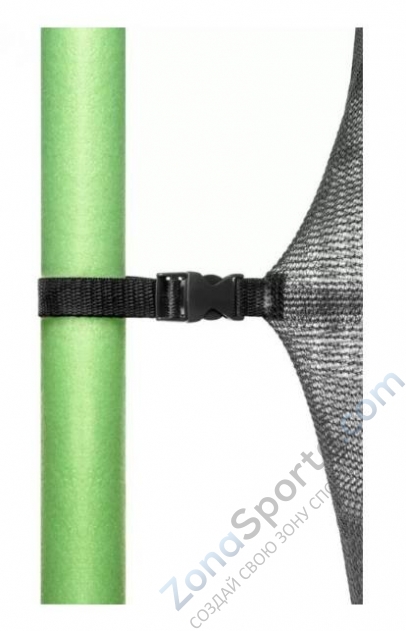 Батут Alpin 4,35 м с защитной сеткой и лестницей