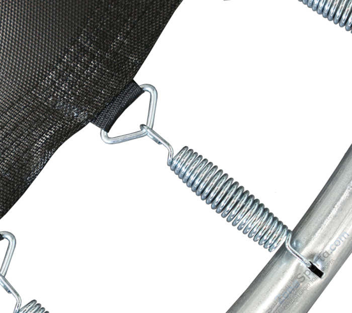 Батут Arland 14FT с внутренней страховочной сеткой и лестницей (Light green)