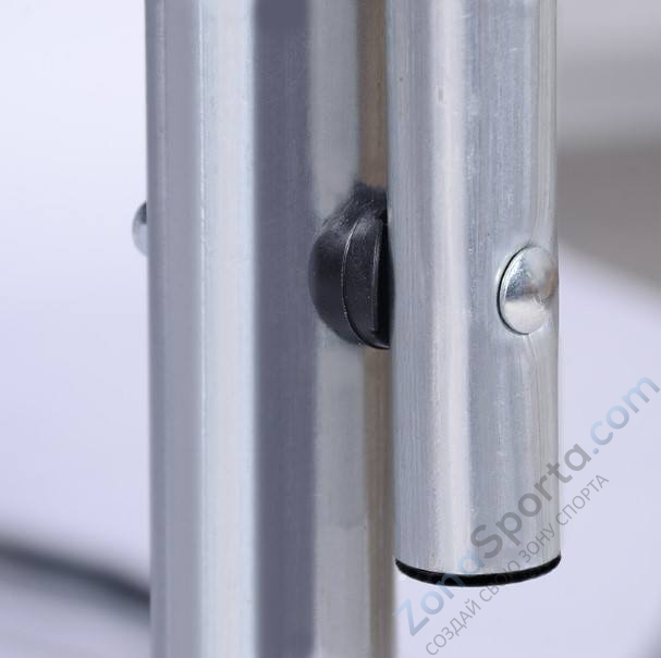 Батут Atlas Sport 312 см - 10ft Basic (3 ноги) с внешней сеткой и лестницей Blue