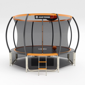 Батут Jump Power 12 ft Pro Inside Basket Orange
