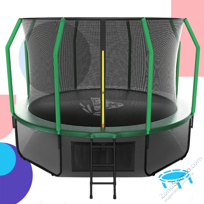 Батут с защитной сеткой KedaJump Jumpinator 14FT