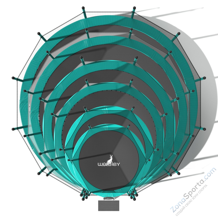 Батут Wallaby Jampy 12 FT Basketball