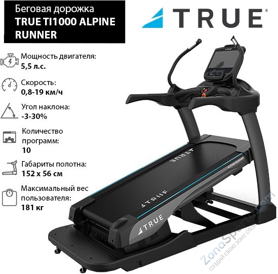 Беговая дорожка True Fitness Alpine Runner