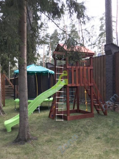 Деревянная детская площадка для дачи Igragrad Панда Фани Tower