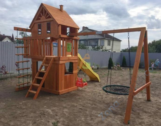 Деревянная детская площадка для дачи Igragrad Шато 2