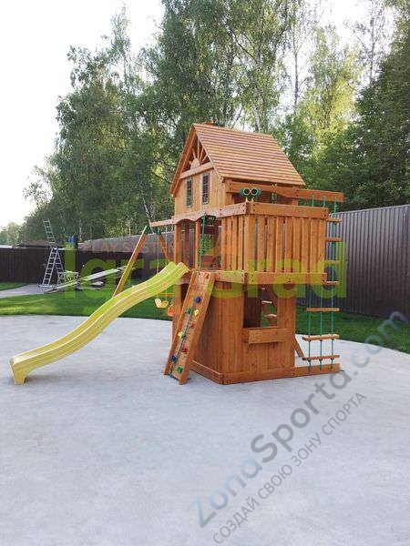 Деревянная детская площадка для дачи Igragrad Шато 2