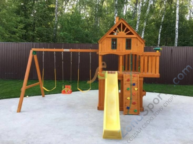 Деревянная детская площадка для дачи Igragrad Шато 2