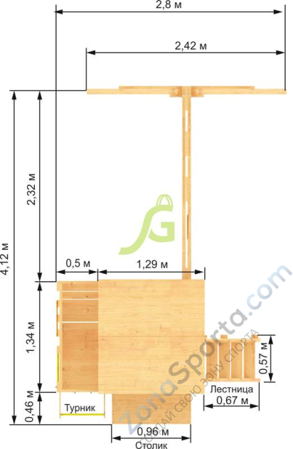 Детская площадка IgraGrad Крафт Pro