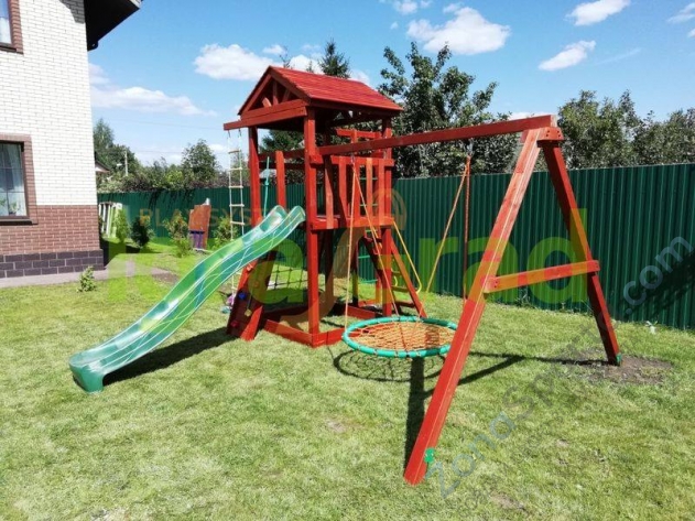 Детская площадка IgraGrad Панда Фани Fort с сеткой