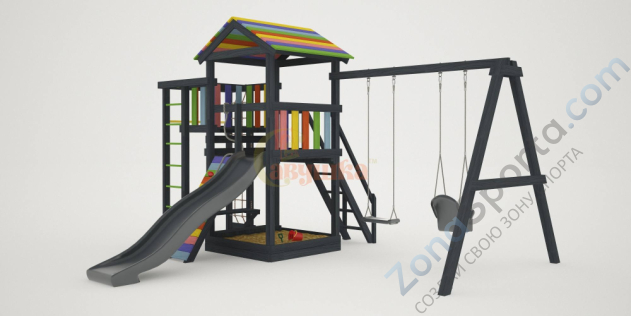 Детская площадка Савушка 5 (Black Edition)