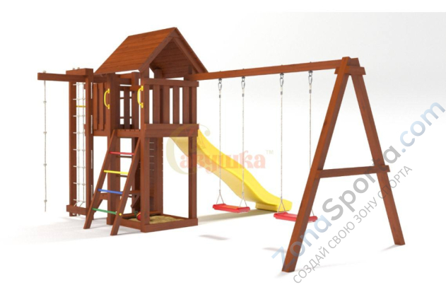 Детская площадка Савушка Мастер 10 (Махагон)