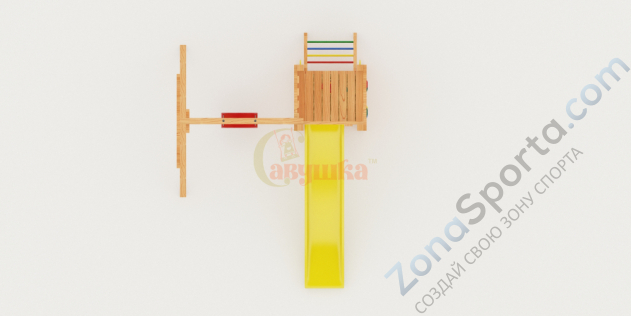 Детская площадка Савушка Мастер 6 с качелями (4 сезона)