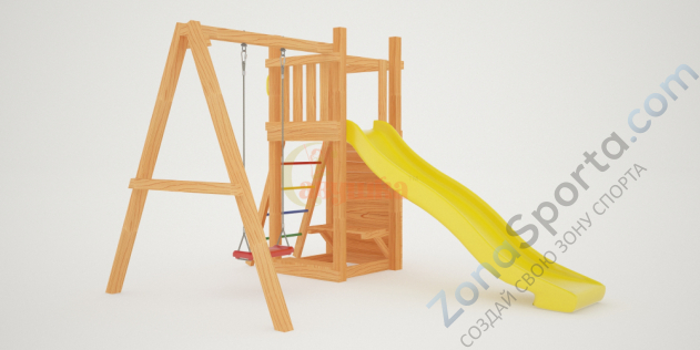 Детская площадка Савушка Мастер 6 с качелями (4 сезона)