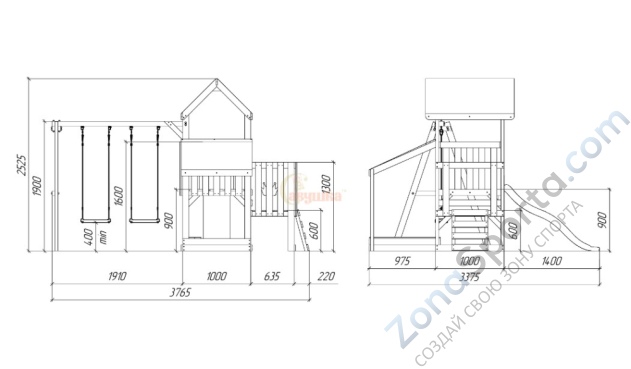 Детская площадка Савушка TooSun (Тусун) 5