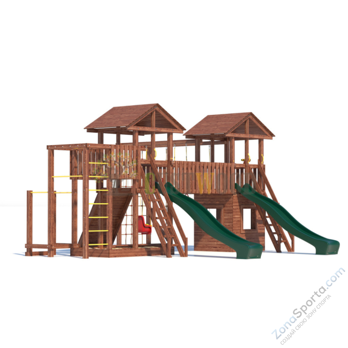 Детская деревянная игровая площадка для улицы дачи CustWood Active 13