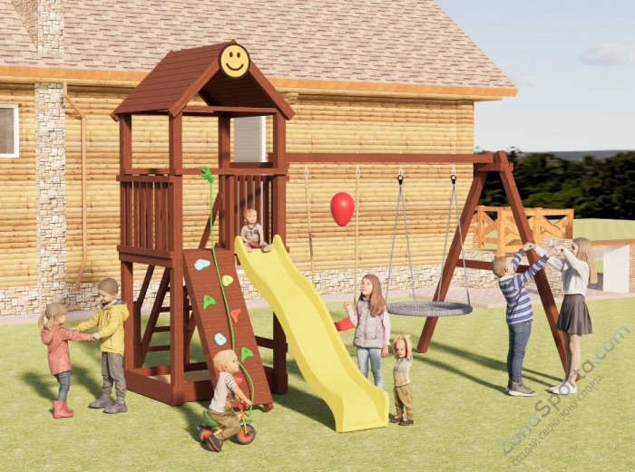 Детская деревянная площадка Smile Big Base
