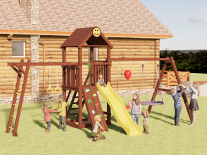 Детская деревянная площадка Smile Big Grab