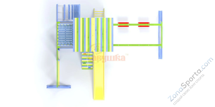 Детская игровая площадка Савушка-15 (Color-1)