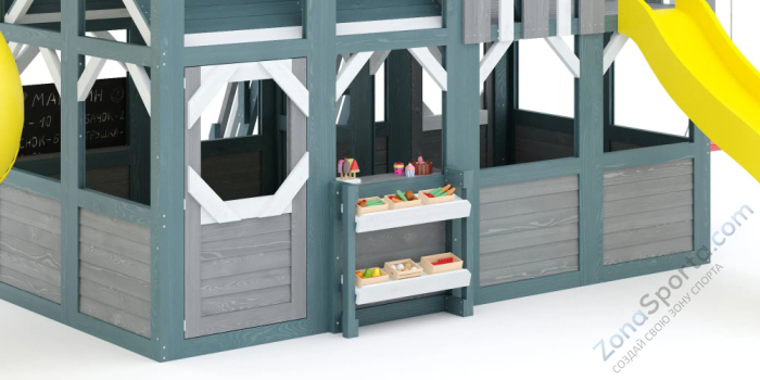 Детская игровая площадка Савушка PlayHouse-6 с домиком