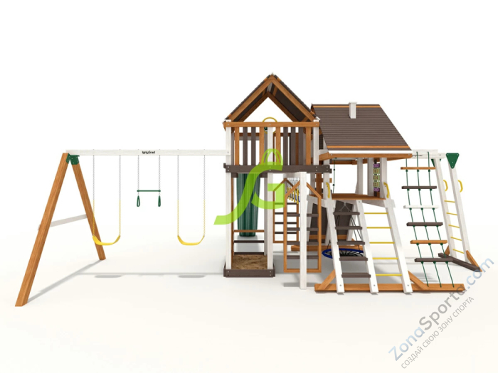 Детская площадка IgraGrad Крепость Фани Deluxe + мод.2