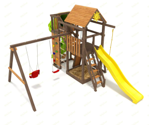 Детская площадка IgraGrad Панда Фани Gride с трубой 2,1м