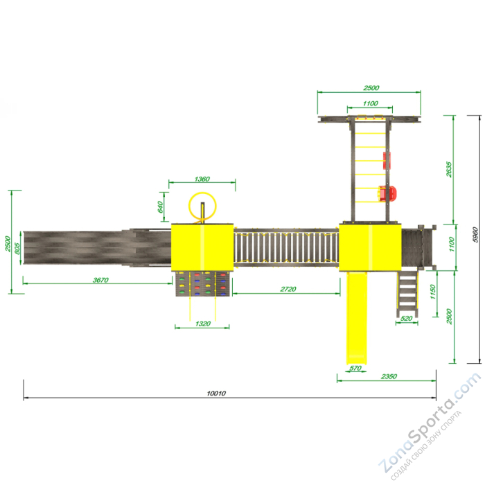 Детская площадка Пикник Black Кракен AllSeasons