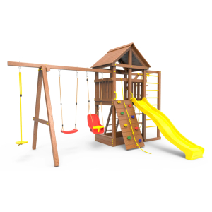 Детская площадка Пикник Оптимус Д с турником и шведской стенкой