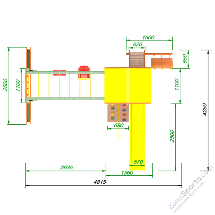 Детская площадка Пикник Вега Руфер