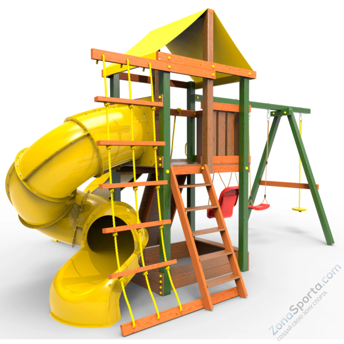 Детская площадка Пикник Вега с винтовой трубой