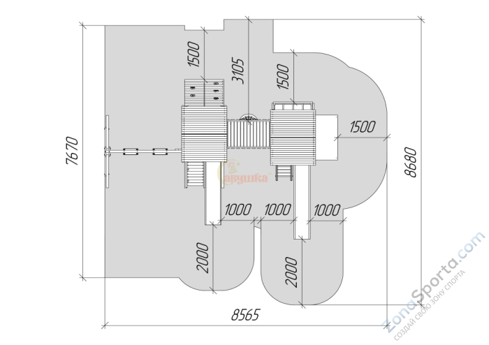 Детская площадка Савушка Хит 8