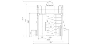 Детская площадка Савушка Куб-1 (Махагон) с гамаком для йоги