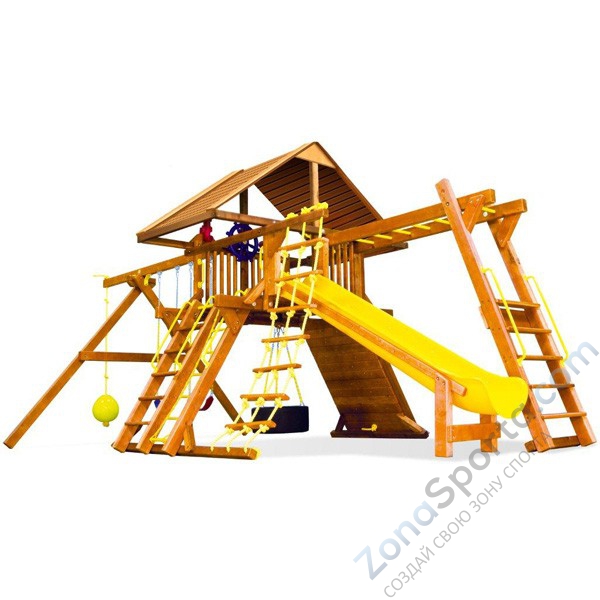 Детская игровая площадка Rainbow Play Systems Саншайн Кастл III Делюкс ДК (Sunshine Castle Pkg III WR Deluxe)