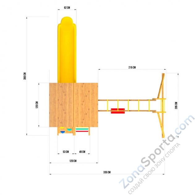 Детский игровой комплекс Jungle Cottage JC2  