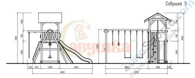 Детская площадка Савушка 5