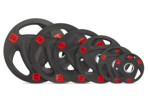 Диск 51 мм. обрезиненный с 3-мя хватами 20 кг VictoryFit VF-ST51200