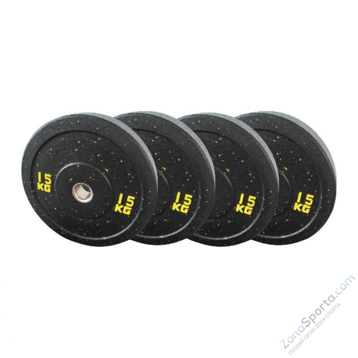 Диск бамперный черный 2,5 кг Fitex FTX-1037-2.5