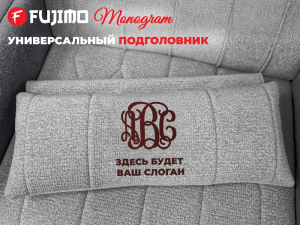 Дизайнерское кресло Fujimo Monogram Silver Steel