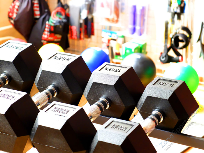 Гантель 3 кг гексагональная Original FitTools FT-HEX-03