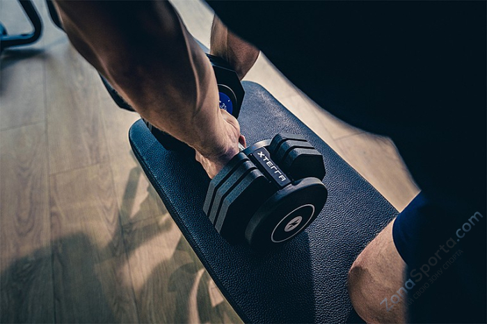 Гантель регулируемая XTERRA 5-25 кг 