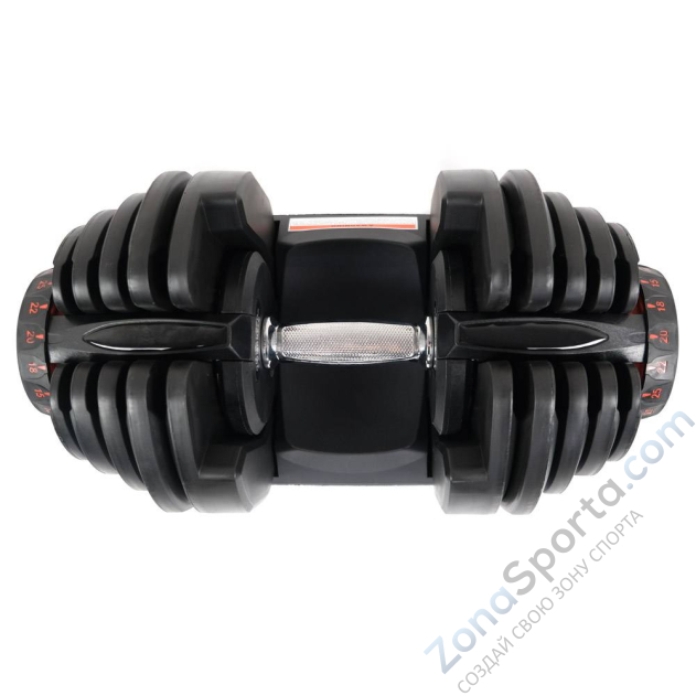Гантель с регулировкой веса Liveup LS2315 (2.5-24 кг)