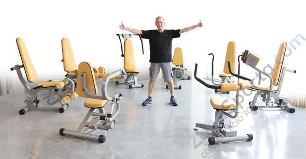 Гидравлический тренажер глют-машина. Ягодичные AMF M1161