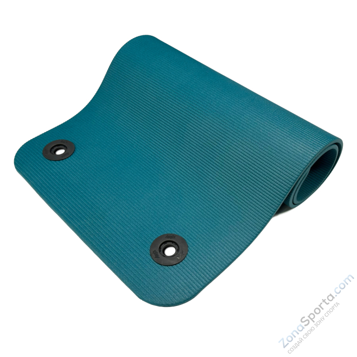 Гимнастический коврик Airex Fitline 140 с люверсами цвет морской волны