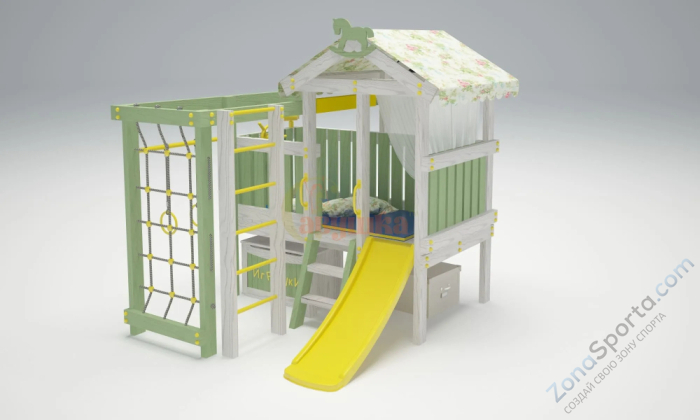 Игровой комплекс Савушка Baby 1 оливковый