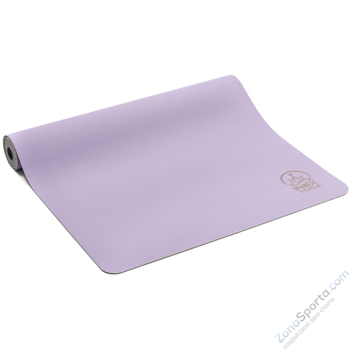 Коврик для йоги INEX Yoga PU Mat Matte матовый фиолетовый