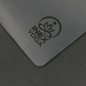 Коврик для йоги INEX Yoga PU Mat TPE полиуретан темно-серый