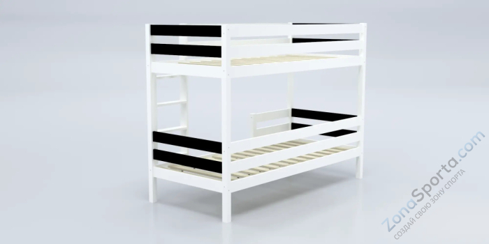 Кровать детская двухъярусная Савушка-01 90х200 Nero (черный)