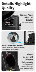 Машина для передачи баскетбольных мячей с дисплеем K2100A