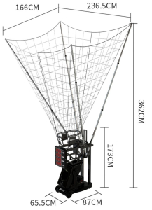 Машина для передачи баскетбольных мячей с дисплеем K2100A