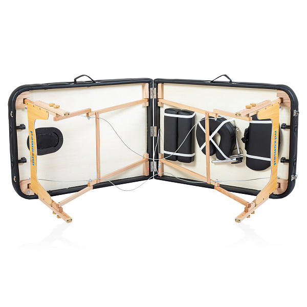 Массажный складной стол Mizomed Premium 2 черный